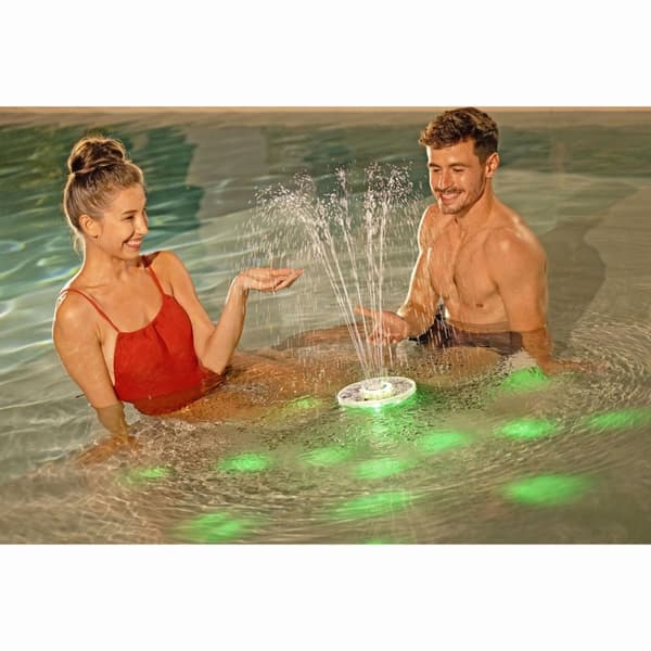 Bestway FloatBright Solcell LED Poolfontän