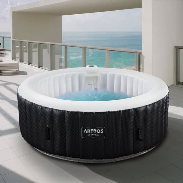 Spa Pool Santorini rund med LED - 2400W