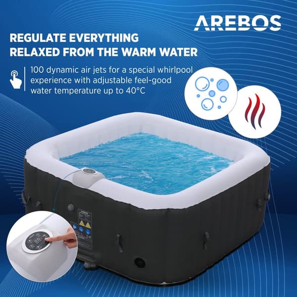 Spa Pool Firenze firkantet - 2400W