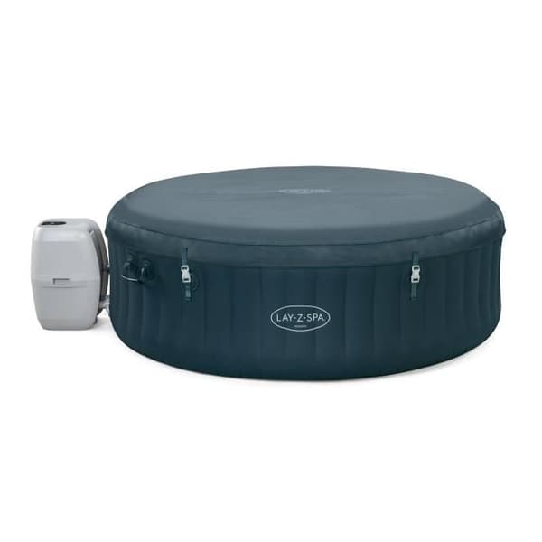 Spa gonflable BESTWAY - Lay-Z-Spa Miami - 140 luftmassager - 196 x 66 cm - 4 till 6 platser - Rund (överdrag, patron, diffusor)