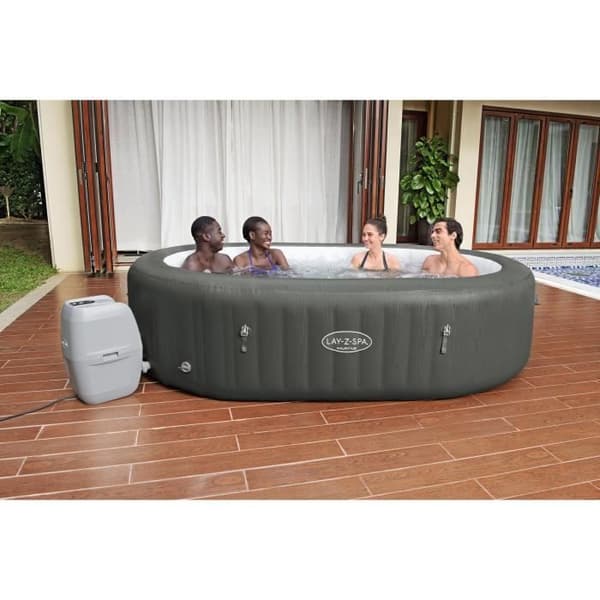 Spa gonflable BESTWAY - Lay-Z-Spa Mauritius - Med Wifi - Airjet 180 Airjets - 270 x 180 x 71 cm - 5 till 7 platser - Rektangulär
