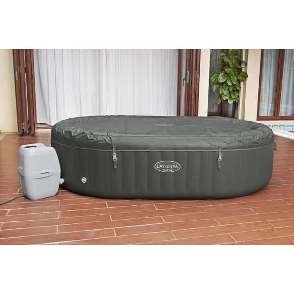 Spa gonflable BESTWAY - Lay-Z-Spa Mauritius - Med Wifi - Airjet 180 Airjets - 270 x 180 x 71 cm - 5 till 7 platser - Rektangulär
