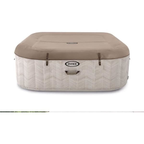 Spa gonflable INTEX - Chevron - 196 x 196 x 71 cm - 6 platser - Fyrkantig - 28472EX