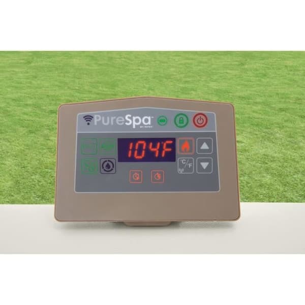 Spa gonflable INTEX - Chevron - 196 x 196 x 71 cm - 6 platser - Fyrkantig - 28472EX