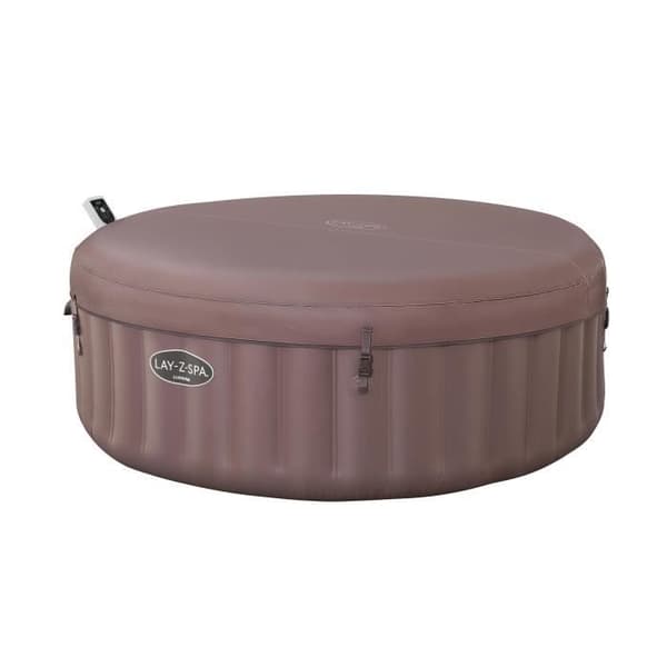 Spa gonflable BESTWAY - Lay-Z-Spa Hawaii - 140 luftjetar - 196 x 71 cm - 4 till 6 platser - Rund (lock, patron, diffusor)