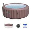 Miniatyrbild 1 av 6: Spa gonflable BESTWAY - Lay-Z-Spa Hawaii - 140 luftjetar - 196 x 71 cm - 4 till 6 platser - Rund (lock, patron, diffusor)