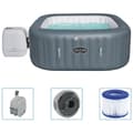 Miniatyrbild 1 av 2: Bestway Lay-Z-Spa Uppblåsbart spabad Hawaii HydroJet Pro