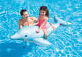 Miniatyrbild 2 av 2: INTEX Ride-On Delfin 175x66cm (max 40kg) (från 3 år) (Lil' Dolphin Ride-On)