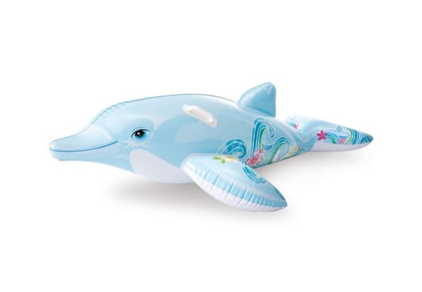 INTEX Ride-On Delfin 175x66cm (max 40kg) (från 3 år) (Lil' Dolphin Ride-On)