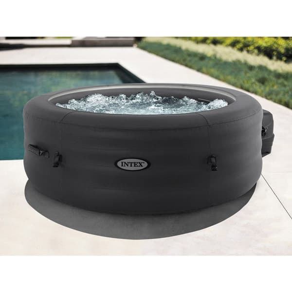 INTEX PureSpa Access uppblåsbar badtunna runt Bubbles 4 platser