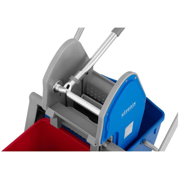 ulsonix Svabbvagn med handpress - 2 hinkar - 36 L