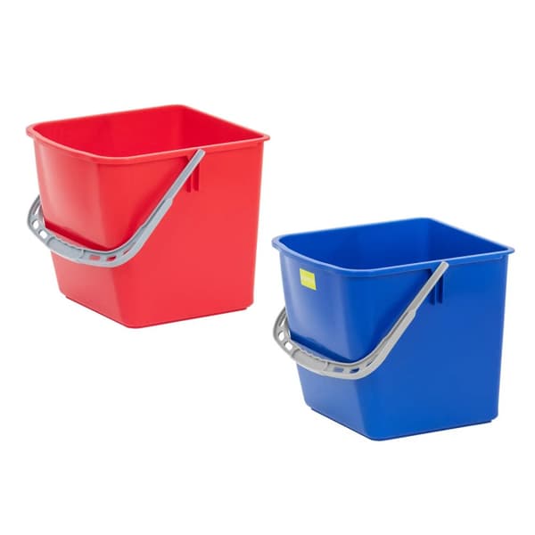 ulsonix - Städvagn med press - 2 hinkar - 60 l
