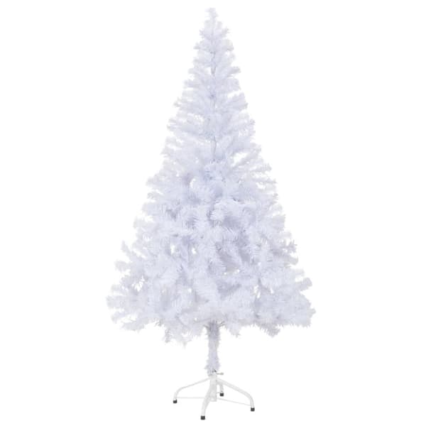 vidaXL Belyst plastgran med kulor 150 cm 380 grenar -  Julgranar