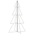 Pikkukuva 3 / 8: vidaXL Kartiojoulukuusi 360 -LED-valoa sisä/ulkokäyttöön 143x250 cm -  Joulukuuset