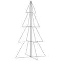 Pikkukuva 5 / 8: vidaXL Kartiojoulukuusi 360 -LED-valoa sisä/ulkokäyttöön 143x250 cm -  Joulukuuset