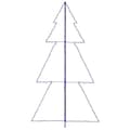 Miniatyrbillede 6 af 8: vidaXL lysende juletræ 120x220 cm 300 LED'er indendørs/udendørs -  Juletræer
