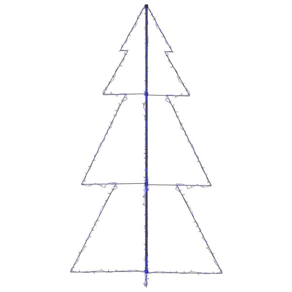 vidaXL lysende juletræ 120x220 cm 300 LED'er indendørs/udendørs -  Juletræer