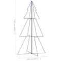 Miniatyrbillede 8 af 8: vidaXL lysende juletræ 120x220 cm 300 LED'er indendørs/udendørs -  Juletræer