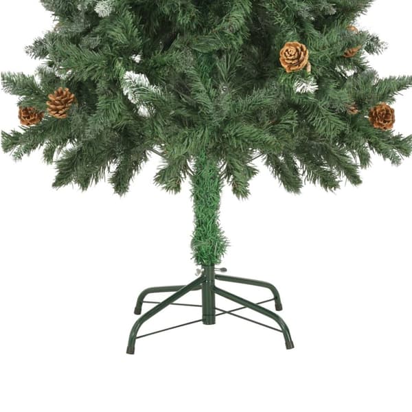 vidaXL Tekojoulukuusi palloilla esivalaistu 150 cm -  Joulukuuset