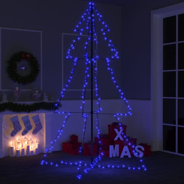 vidaXL Ljuskon för julgran 240 LED inne/ute 118x180 cm - Julgranar