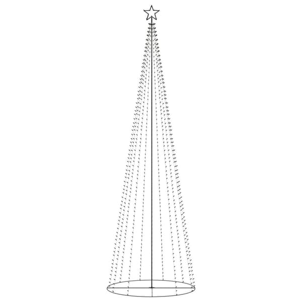 vidaXL Julgranskon 752 färgglada LEDs 160x500 cm -  Julgranar