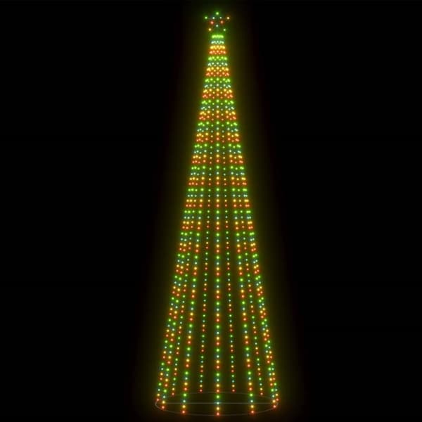 vidaXL Julgranskon 752 färgglada LEDs 160x500 cm -  Julgranar