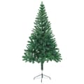 Miniatyrbild 4 av 11: vidaXL Belyst plastgran med kulor 150 cm 380 grenar -  Julgranar