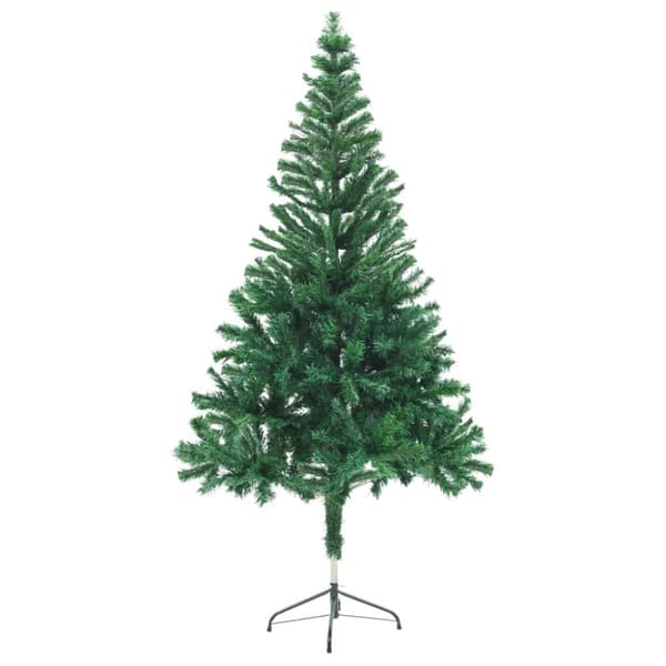 vidaXL Belyst plastgran med kulor 150 cm 380 grenar -  Julgranar