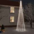 Pikkukuva 1 / 11: vidaXL Joulukuusi piikillä 1134 kylmän valkoista LED-valoa 800 cm -  Joulukuuset