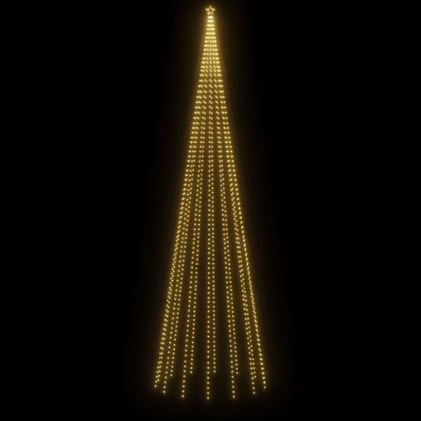 vidaXL Joulukuusi piikillä 1134 lämpimän valkoista LED-valoa 800 cm - Joulukuuset
