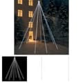 Pikkukuva 1 / 9: The Living Store Joulukuusen valot sisä-/ulkokäyttöön 1300 x LED kylmä valk. 8 m -  Joulukuuset