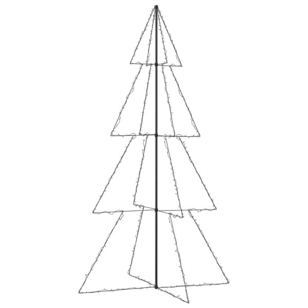 The Living Store Kartiojoulukuusi 360 -LED-valoa sisä/ulkokäyttöön 143x250 cm -  Joulukuuset