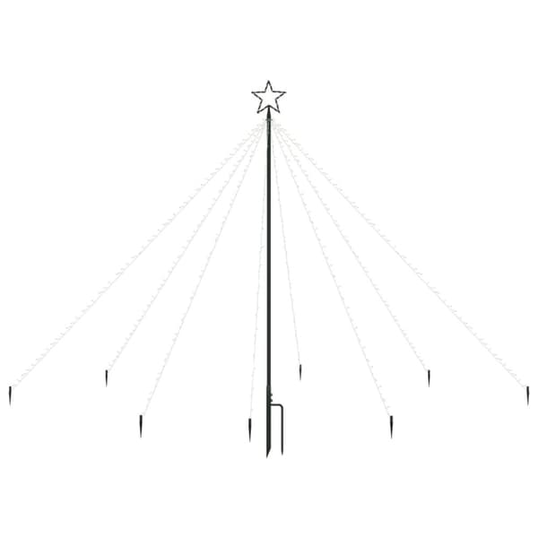 The Living Store Joulukuusen valot sisä-/ulkokäyttöön 400 LED-valoa 2,5 m - Joulukuuset