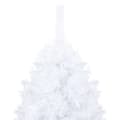 Miniatyrbild 4 av 11: The Living Store Belyst plastgran med kulor vit 180 cm PVC -  Julgranar