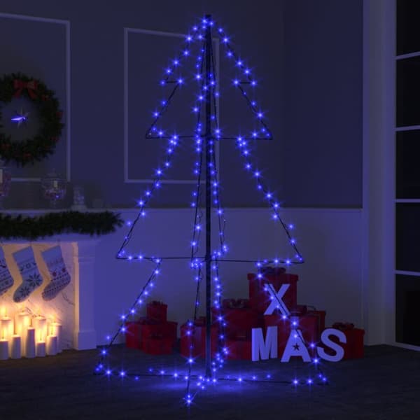 The Living Store lysende juletræ 98x150 cm 200 LED'er indendørs/udendørs -  Juletræer
