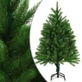 Miniatyrbillede 3 af 11: The Living Store kunstigt juletræ med lys og kuglesæt 120 cm grøn -  Juletræer
