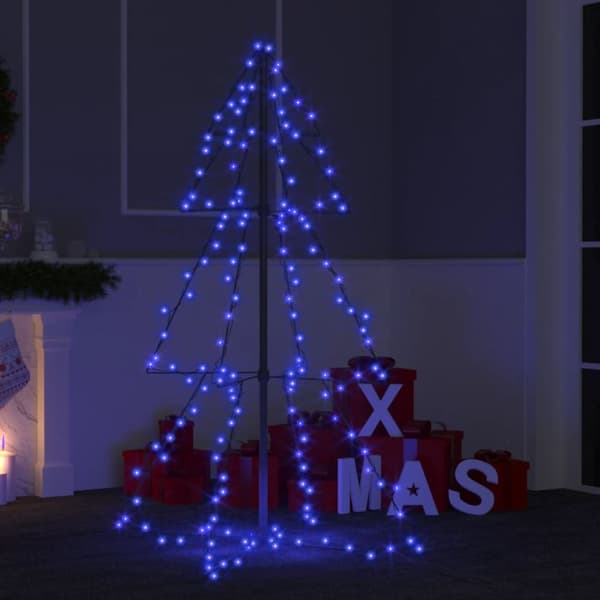 The Living Store Kartiojoulukuusi 160 LED-valoa sisä/ulkokäyttöön 78x120 cm -  Joulukuuset