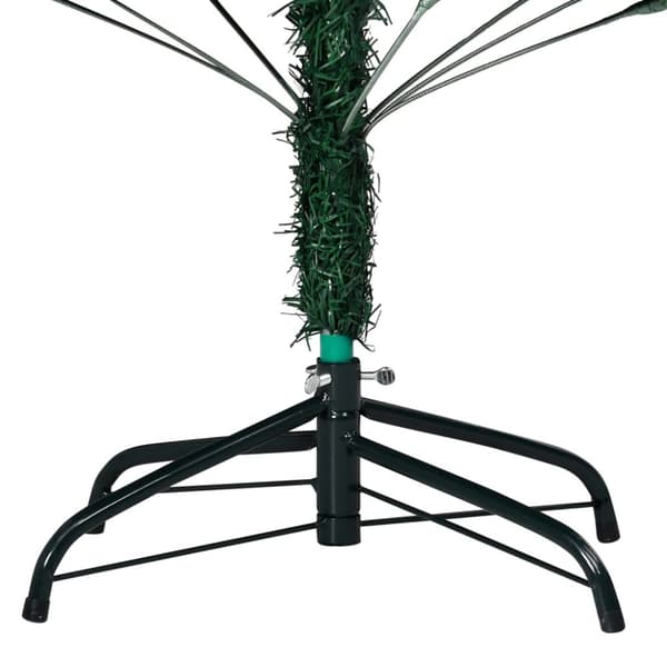 The Living Store Tekojoulukuusi palloilla esivalaistu vihreä 150 cm PVC -  Joulukuuset