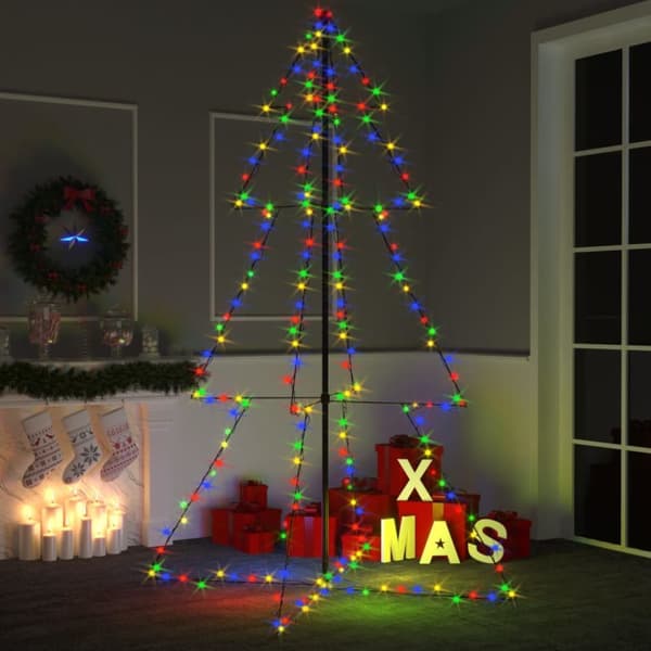 The Living Store lysende juletræ 118x180 cm 240 LED'er indendørs/udendørs -  Juletræer