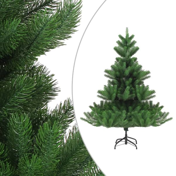 The Living Store Kaukasianpihta tekojoulukuusi LED-valot ja pallot vihreä 180 cm -  Joulukuuset