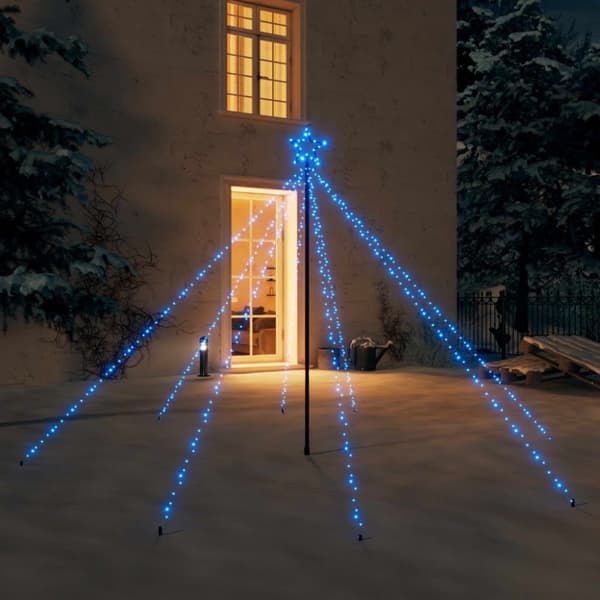 The Living Store lysende juletræ 2,5 m 400 LED'er inde/ude blåt lys -  Juletræer