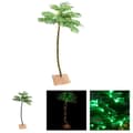 Miniatyrbild 1 av 11: The Living Store Palmträd med LED varmvit 88 LEDs 150 cm -  Julgranar