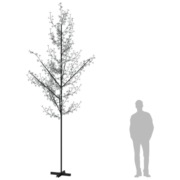 The Living Store Körsbärsträd med LED varmvit 672 lysdioder 400 cm -  Julgranar