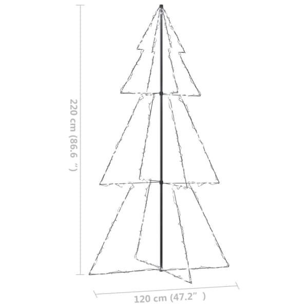 Julgranar - Living Ljuskon för julgran 300 LED inne/ute 120x220 cm
