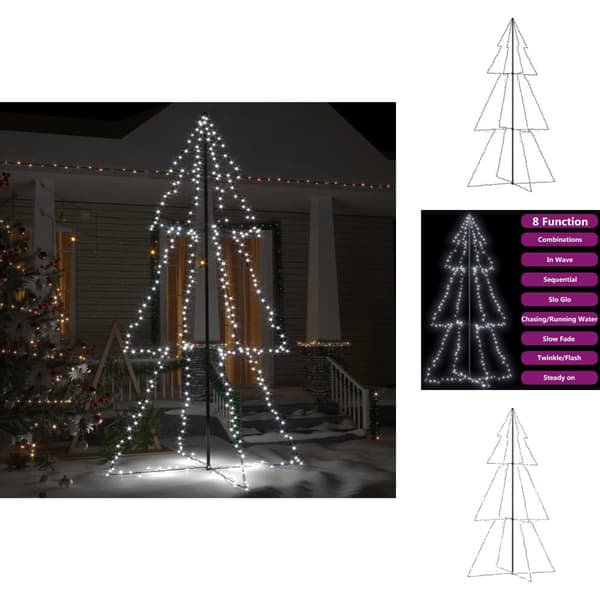 Julgranar - Living Ljuskon för julgran 300 LED inne/ute 120x220 cm