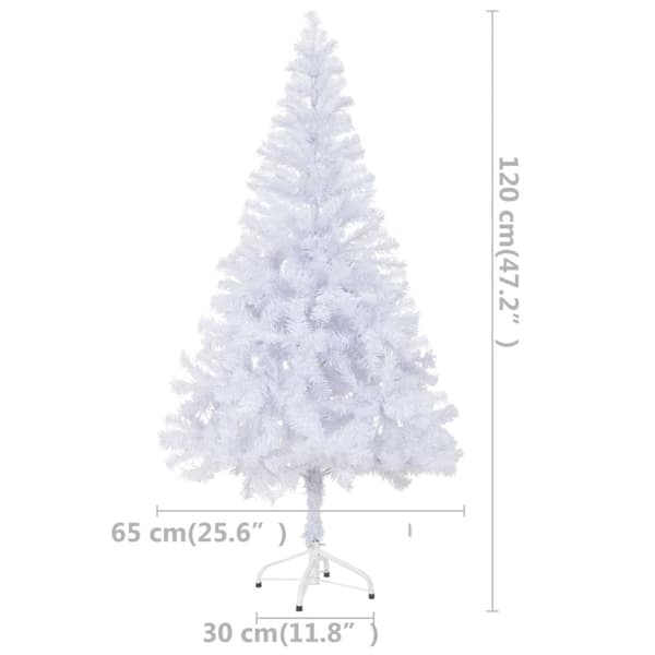 Joulukuuset - Living Tekojoulukuusi palloilla esivalaistu 120 cm 230 oksaa