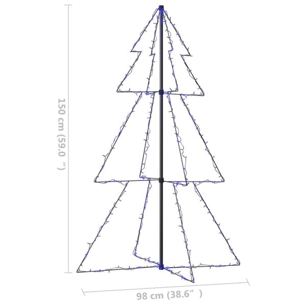 Julgranar - Living Ljuskon för julgran 200 LED inne/ute 98x150 cm