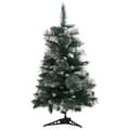 Miniatyrbild 3 av 7: Julgranar - Living Plastgran med fot grön och vit 60 cm PVC
