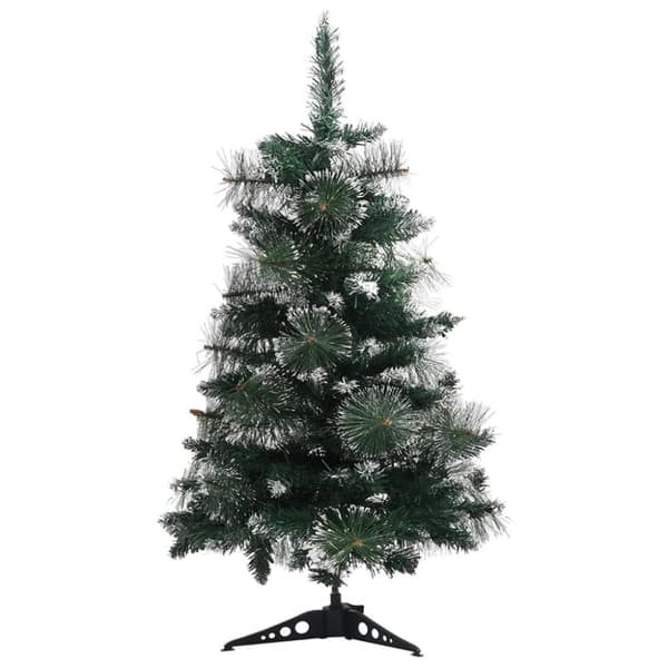Julgranar - Living Plastgran med fot grön och vit 60 cm PVC