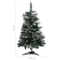 Miniatyrbild 7 av 7: Julgranar - Living Plastgran med fot grön och vit 60 cm PVC